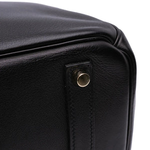Hermès Birkin Retourne 35 Black Swift Gold
