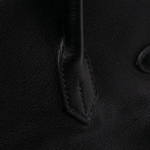 Hermès Birkin Retourne 35 Black Swift Gold