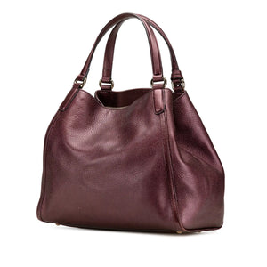 Gucci Soho Cellarius Tote Medium Wine Red Leather