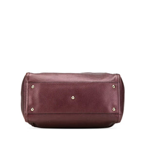 Gucci Soho Cellarius Tote Medium Wine Red Leather