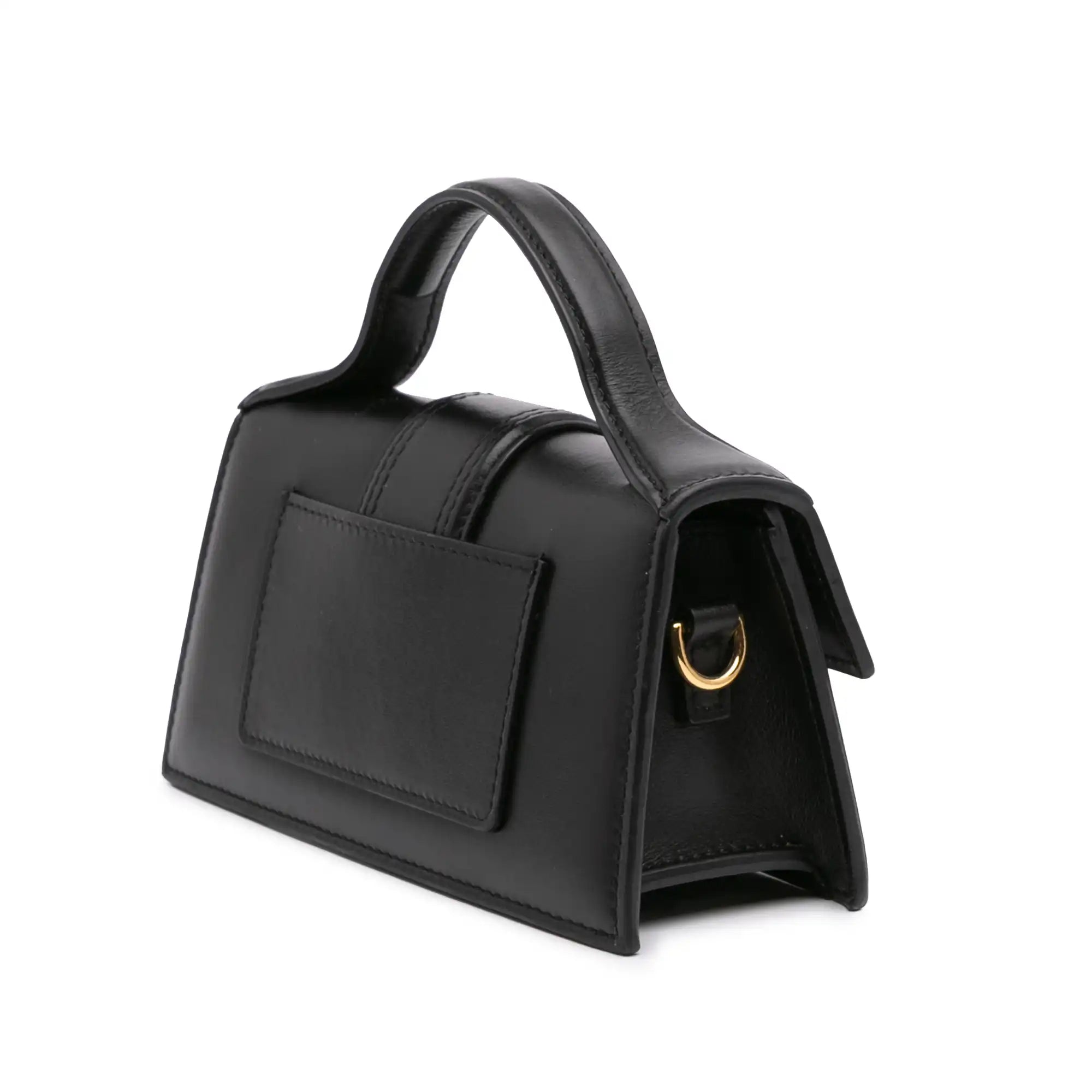 Jacquemus Le Mini Bambino Black Leather Gold