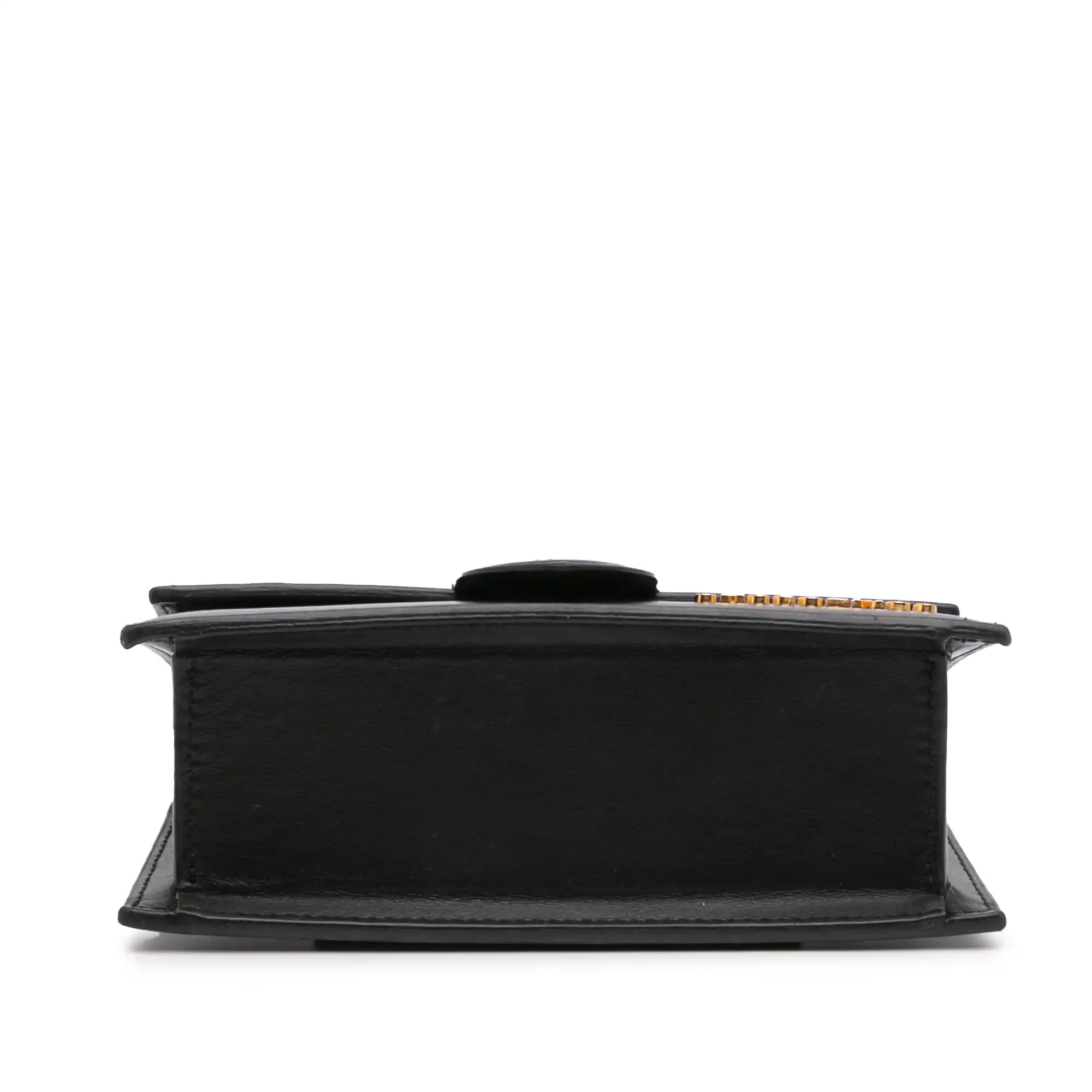 Jacquemus Le Mini Bambino Black Leather Gold