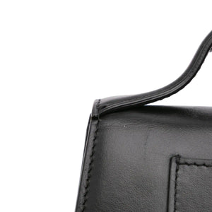 Jacquemus Le Mini Bambino Black Leather Gold