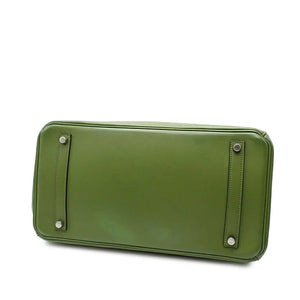 Hermès Birkin Retourne 35 Olive Green Swift Gold