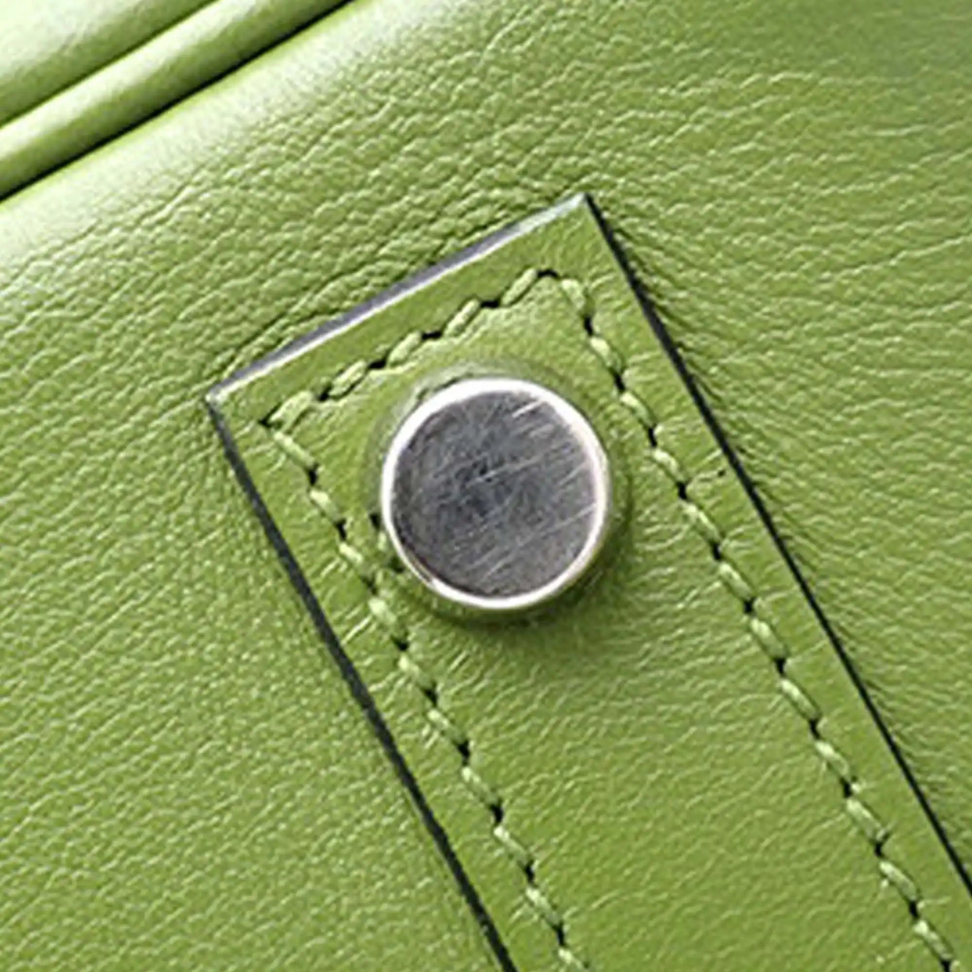 Hermès Birkin Retourne 35 Olive Green Swift Gold