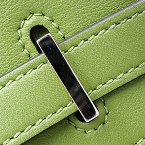 Hermès Birkin Retourne 35 Olive Green Swift Gold