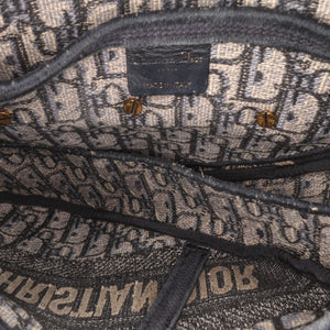 Dior Saddle Bag Medium Blue Oblique Jacquard Canvas