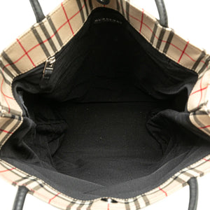 Burberry Tote Bag Brown House Check Canvas