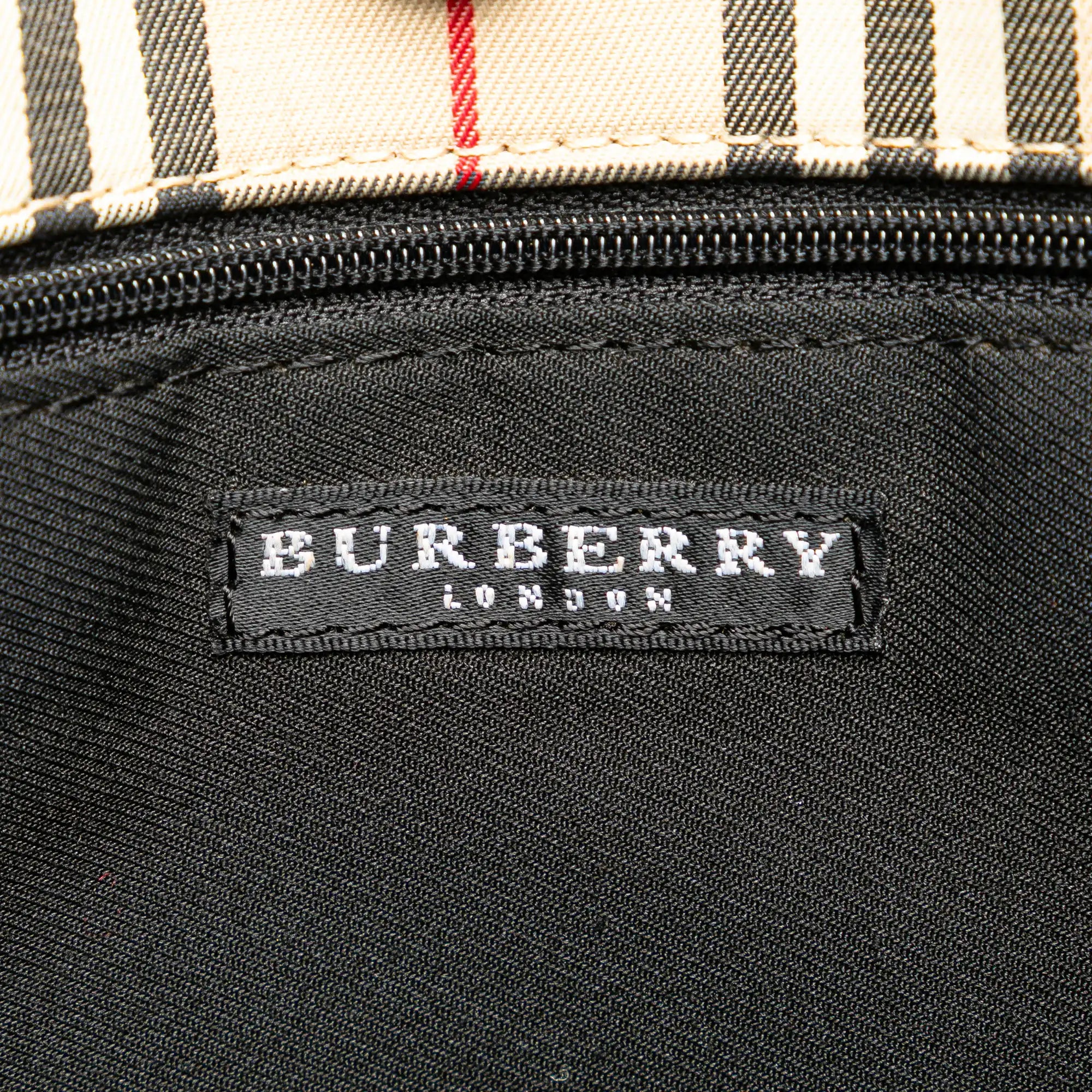 Burberry Tote Bag Brown House Check Canvas