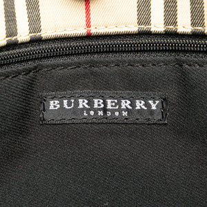 Burberry Tote Bag Brown House Check Canvas