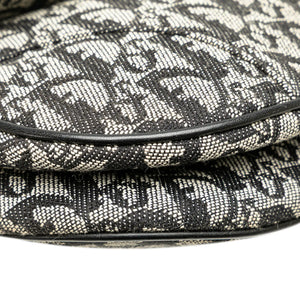 Dior Saddle Bag Medium Blue Diorissimo Canvas