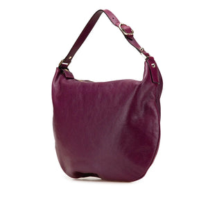 Gucci Blondie Interlocking G Hobo Purple Leather