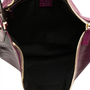 Gucci Blondie Interlocking G Hobo Purple Leather