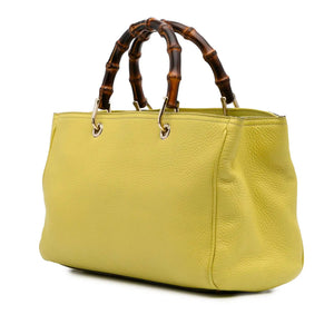 Gucci Bamboo Medium Yellow Leather