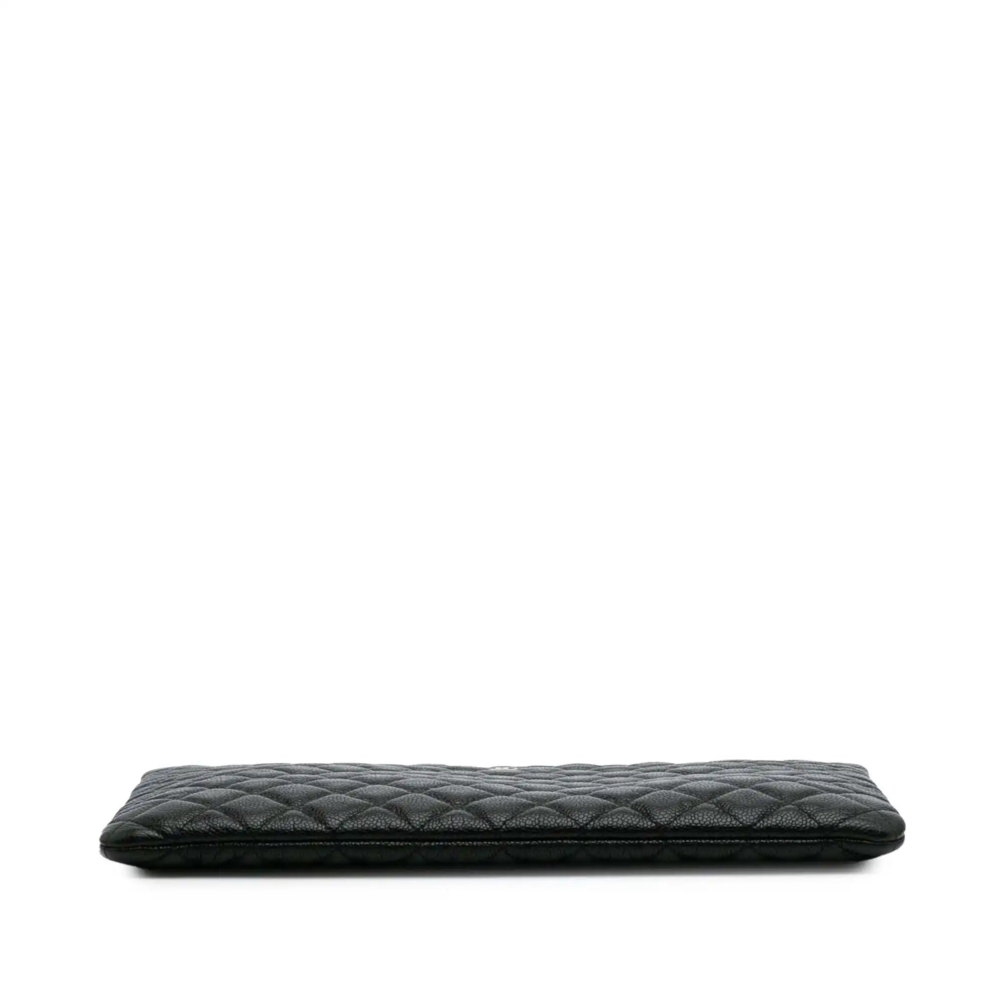 Chanel O Case Clutch Large Black