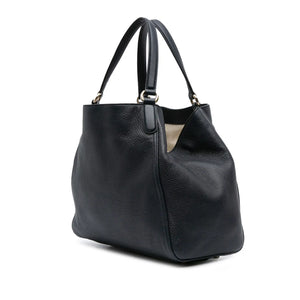 Gucci Soho Cellarius Tote Medium Black Leather