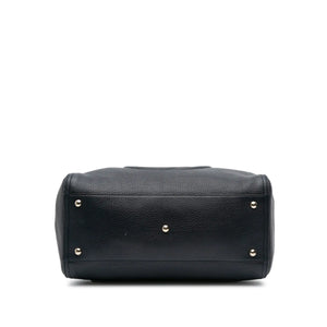 Gucci Soho Cellarius Tote Medium Black Leather