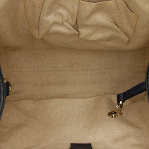 Gucci Soho Cellarius Tote Medium Black Leather