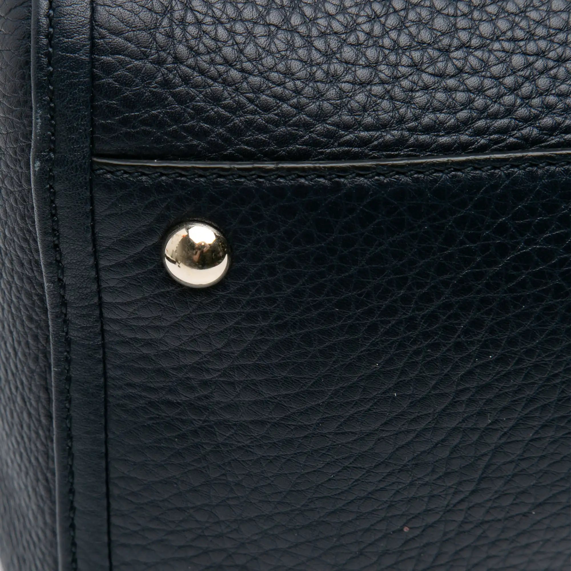 Gucci Soho Cellarius Tote Medium Black Leather