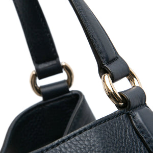 Gucci Soho Cellarius Tote Medium Black Leather