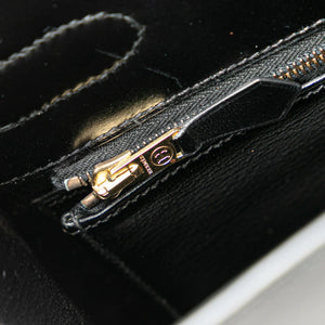Hermès Kelly Sellier 32 Black Boxcalf Gold