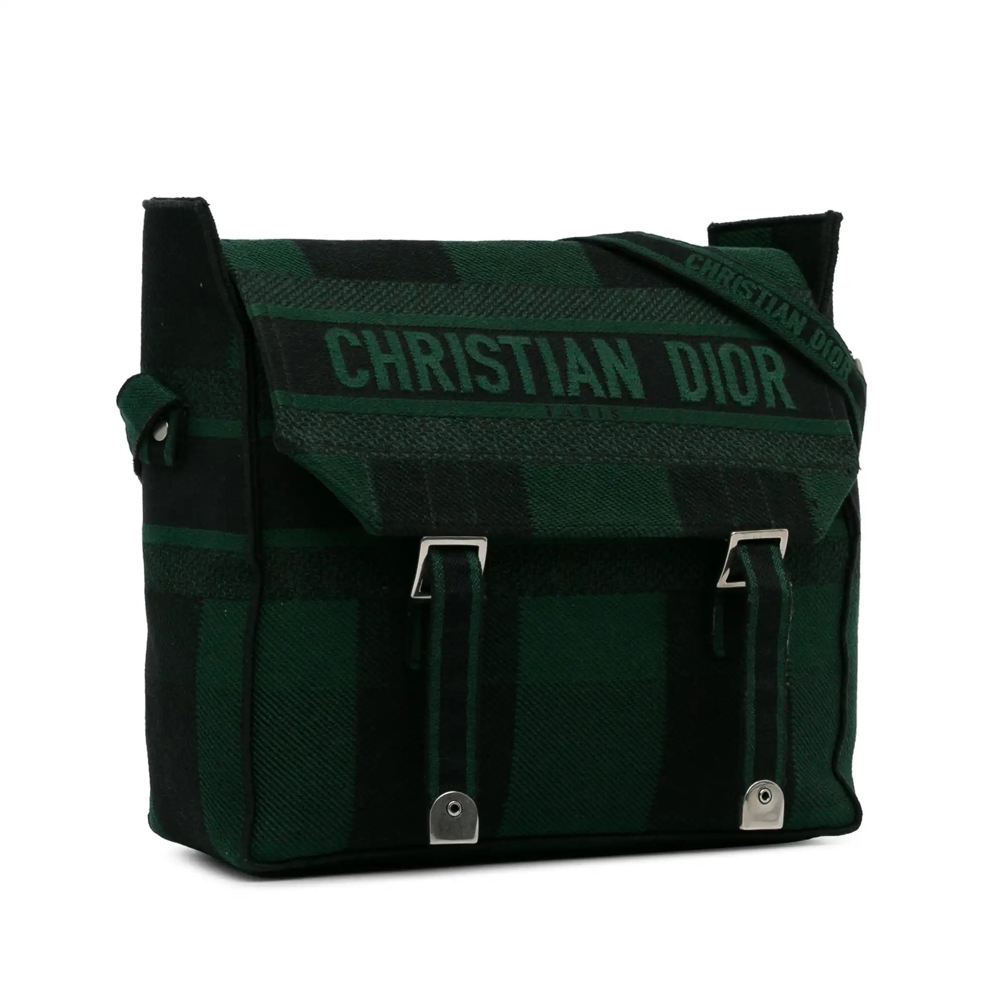 Dior Diorcamp Messenger Bag Green Canvas