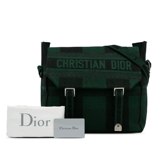 Dior Diorcamp Messenger Bag Green Canvas