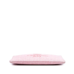 Chanel Deauville O Case Pink Large Canvas