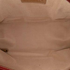 Chanel Ultimate Stitch Retro Chain Shoulder Flap Red Calfskin Gold