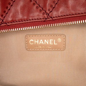 Chanel Ultimate Stitch Retro Chain Shoulder Flap Red Calfskin Gold