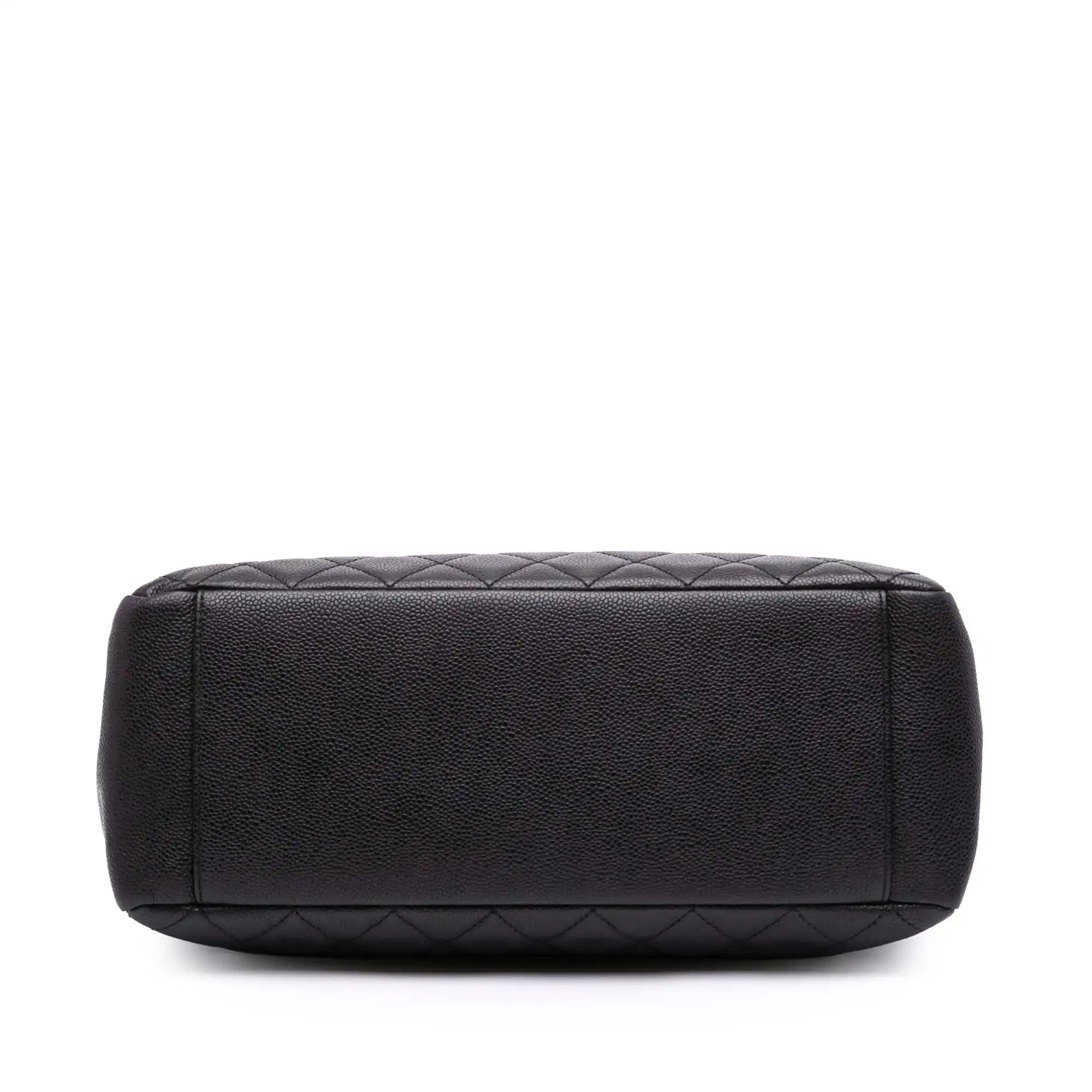 Chanel GST Black Caviar Gold