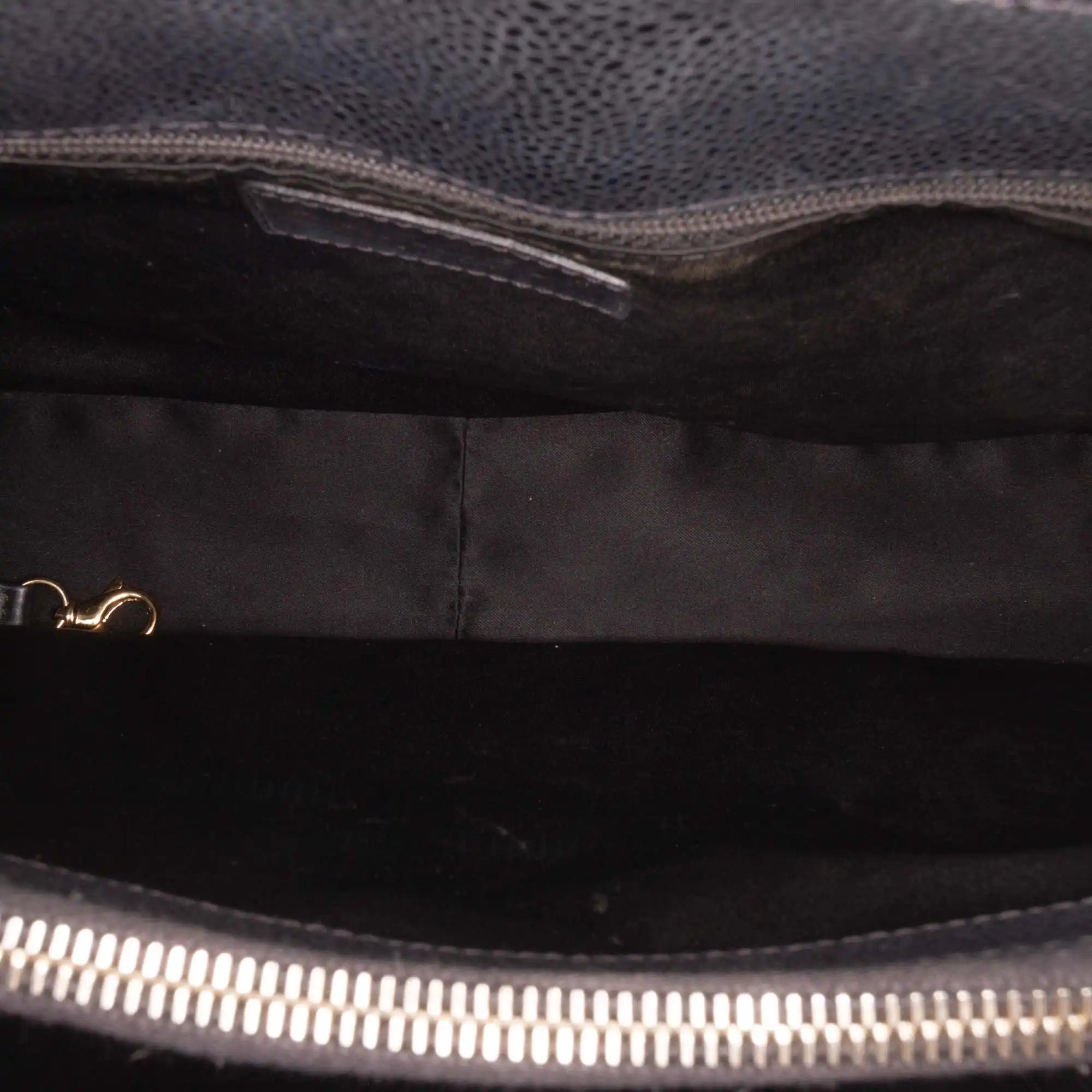 Chanel GST Black Caviar Gold
