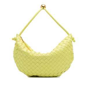 Bottega Veneta Turn Medium Butter Yellow Intrecciato