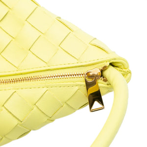 Bottega Veneta Turn Medium Butter Yellow Intrecciato