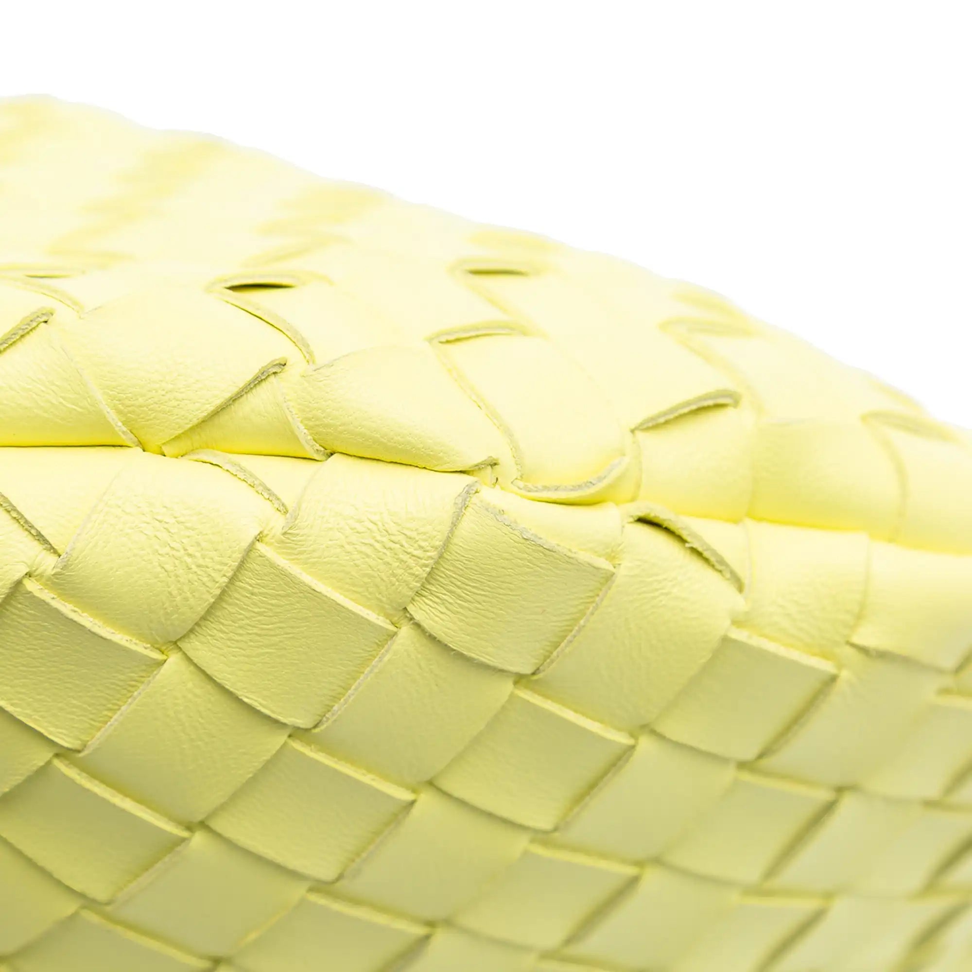 Bottega Veneta Turn Medium Butter Yellow Intrecciato