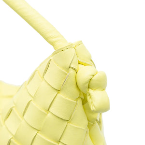 Bottega Veneta Turn Medium Butter Yellow Intrecciato