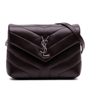 Yves Saint Laurent Loulou Toy Brown Leather