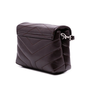 Yves Saint Laurent Loulou Toy Brown Leather