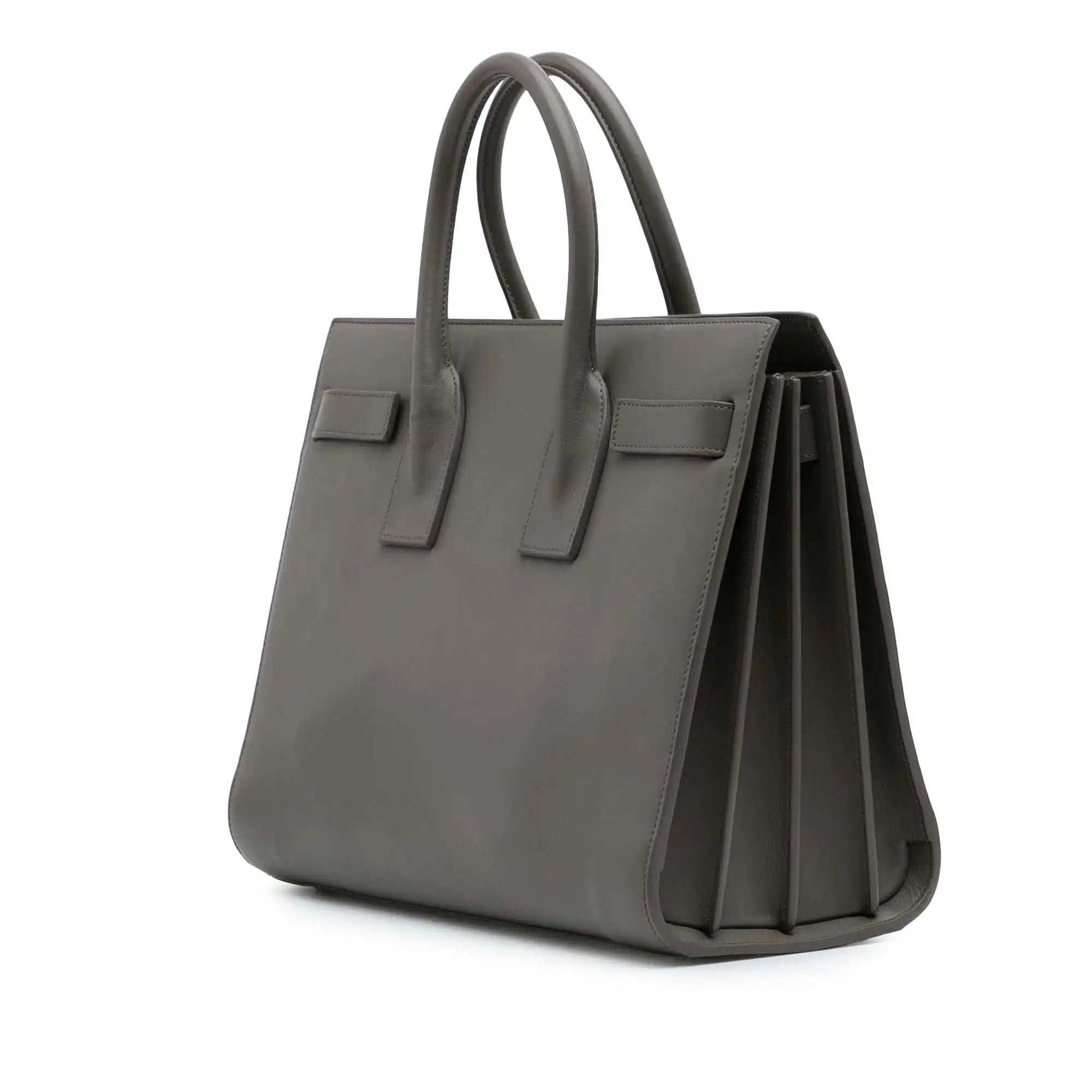 Yves Saint Laurent Sac de Jour Small Grey Calfskin