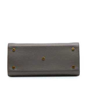 Yves Saint Laurent Sac de Jour Small Grey Calfskin