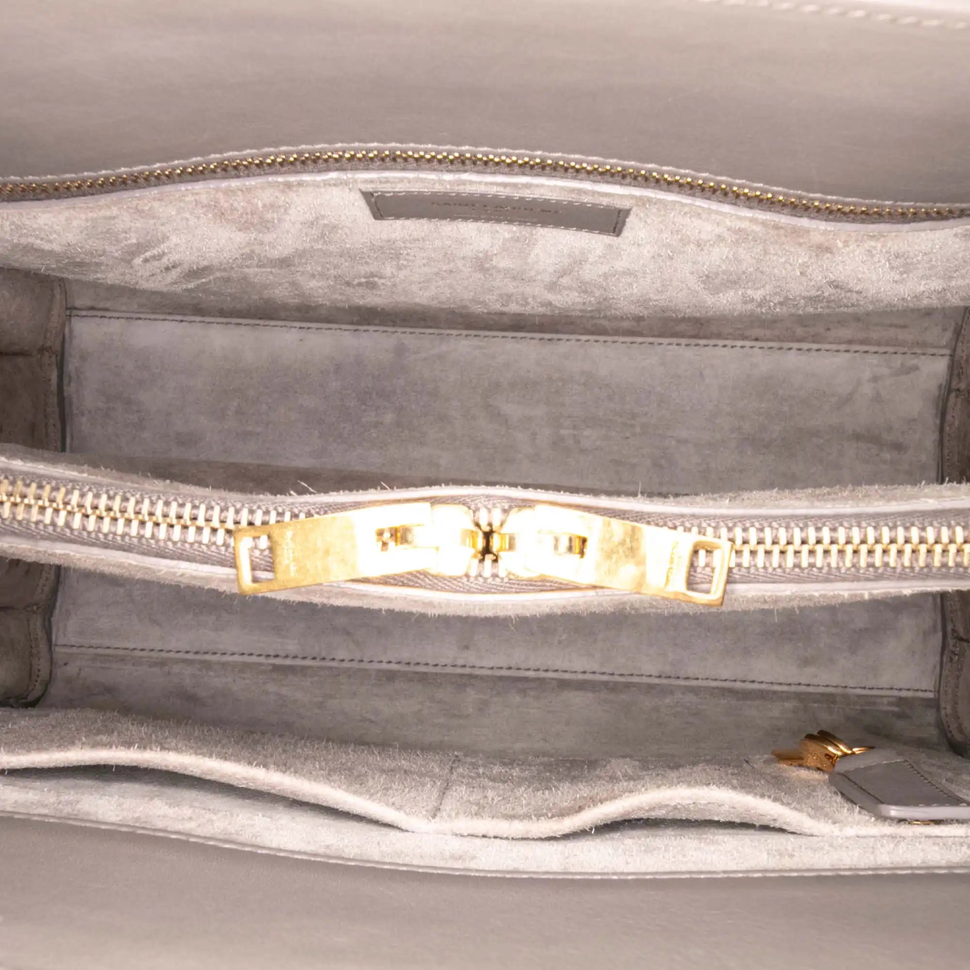 Yves Saint Laurent Sac de Jour Small Grey Calfskin