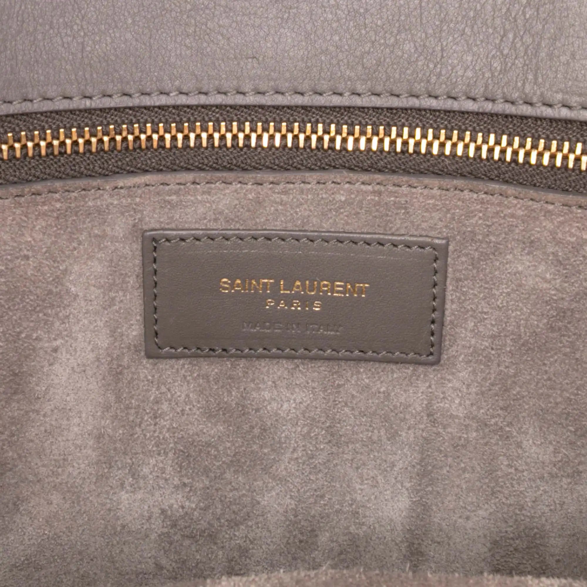 Yves Saint Laurent Sac de Jour Small Grey Calfskin