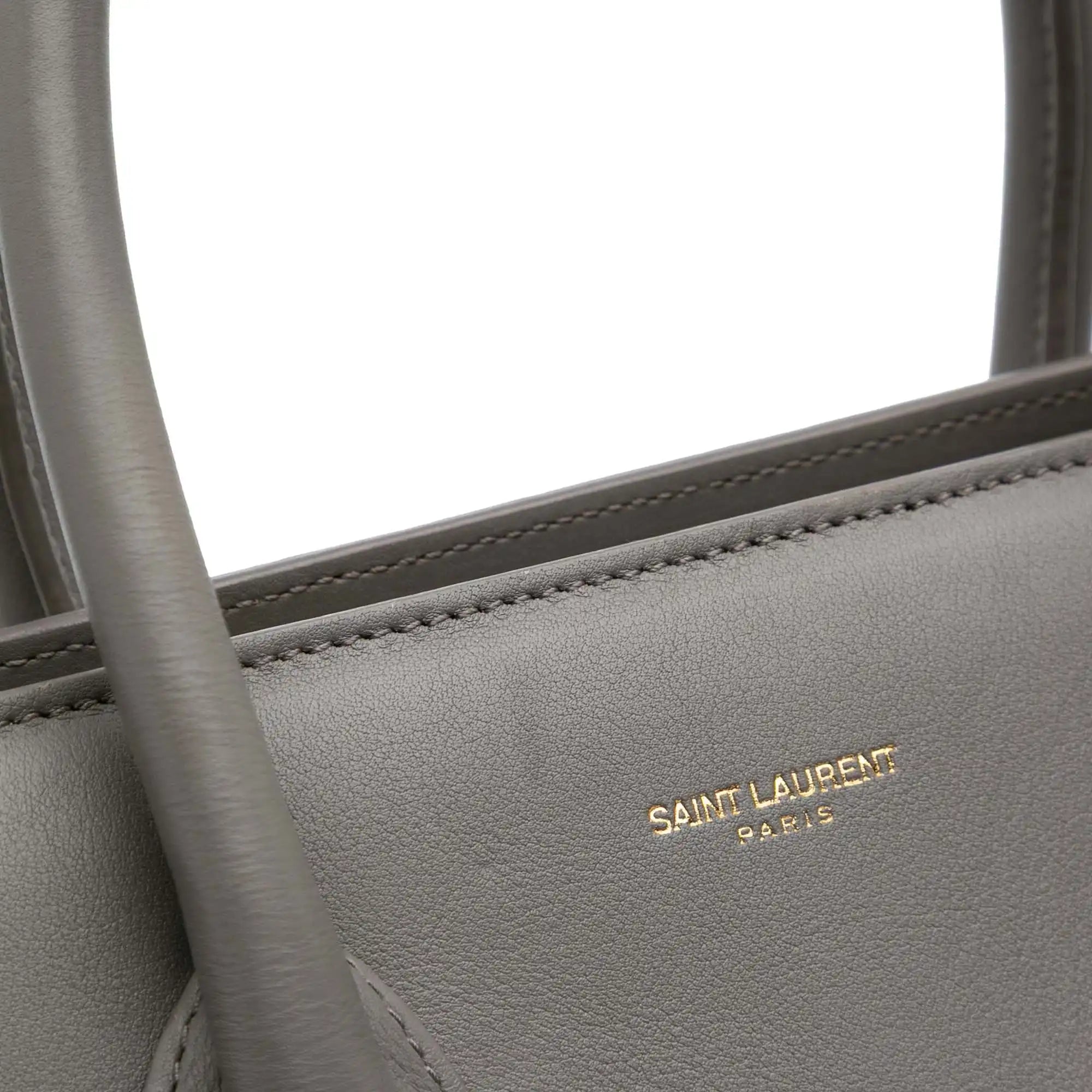 Yves Saint Laurent Sac de Jour Small Grey Calfskin
