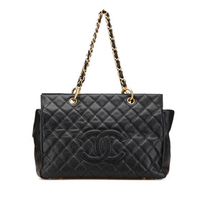 Chanel CC Timeless Tote Bag Black Caviar