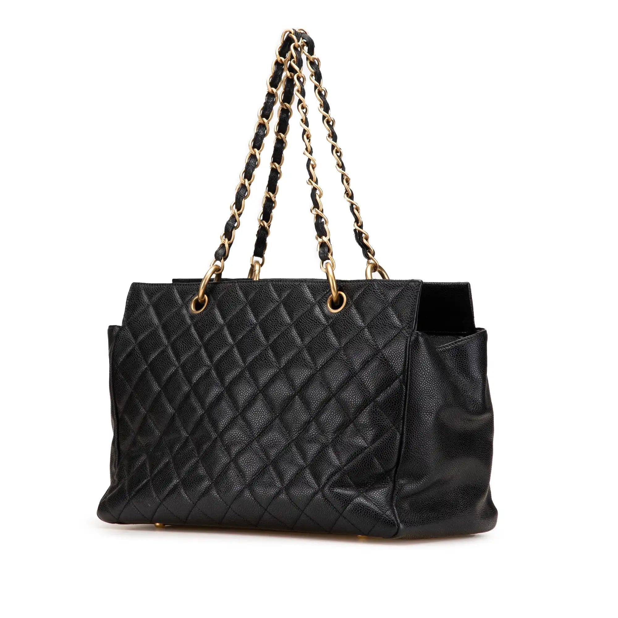 Chanel CC Timeless Tote Bag Black Caviar