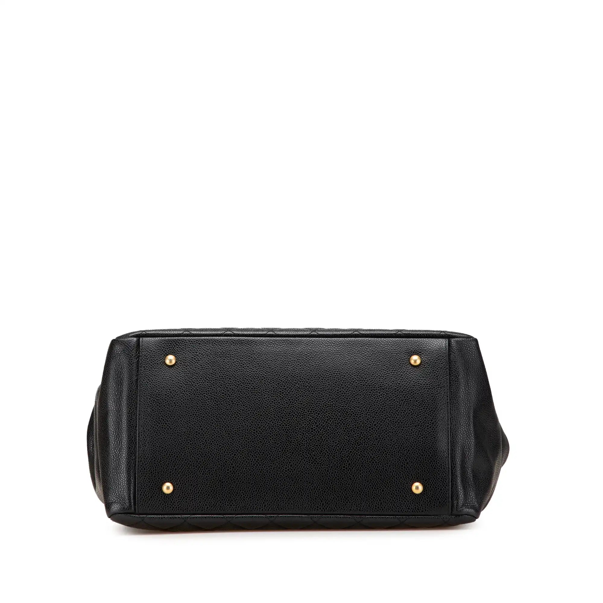 Chanel CC Timeless Tote Bag Black Caviar