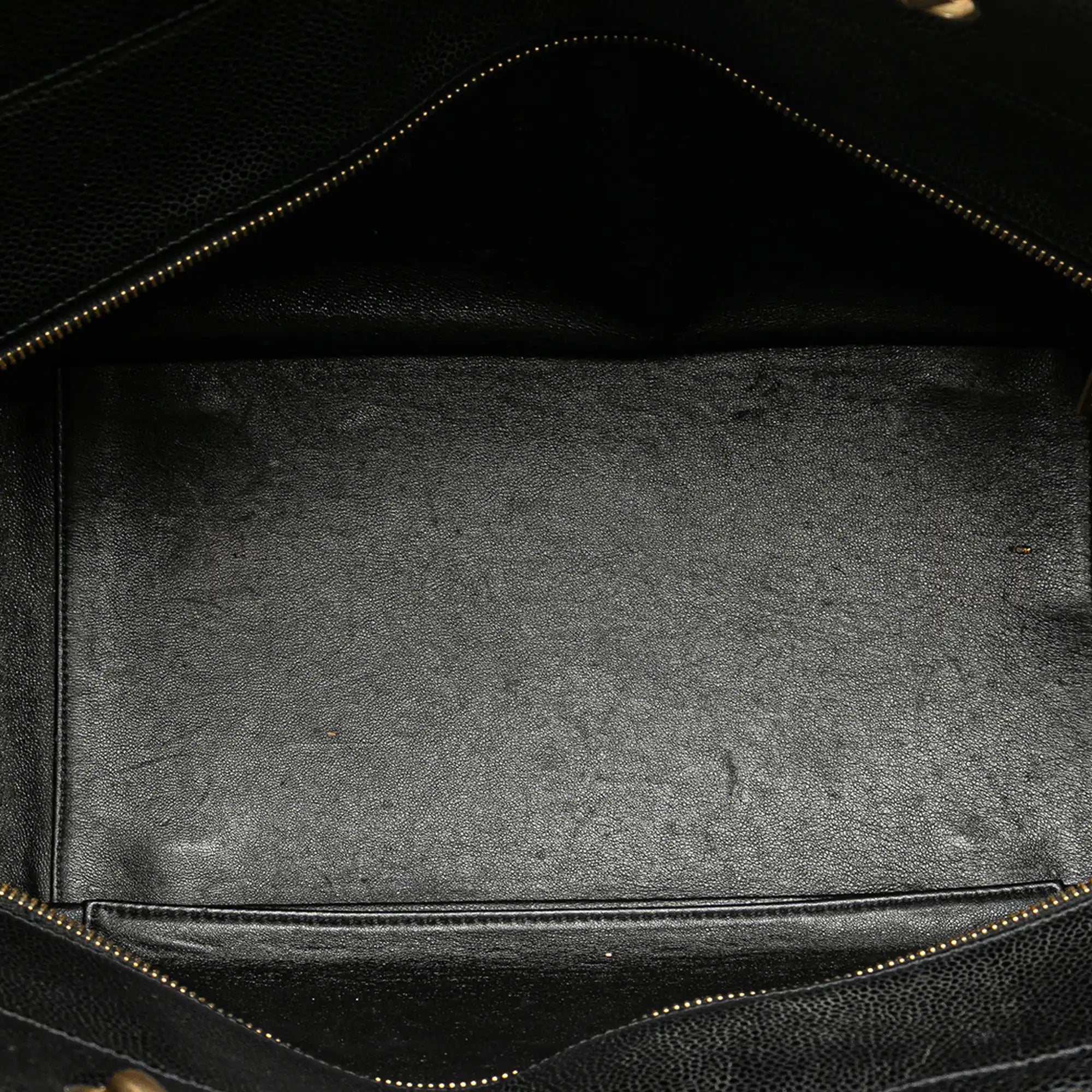 Chanel CC Timeless Tote Bag Black Caviar