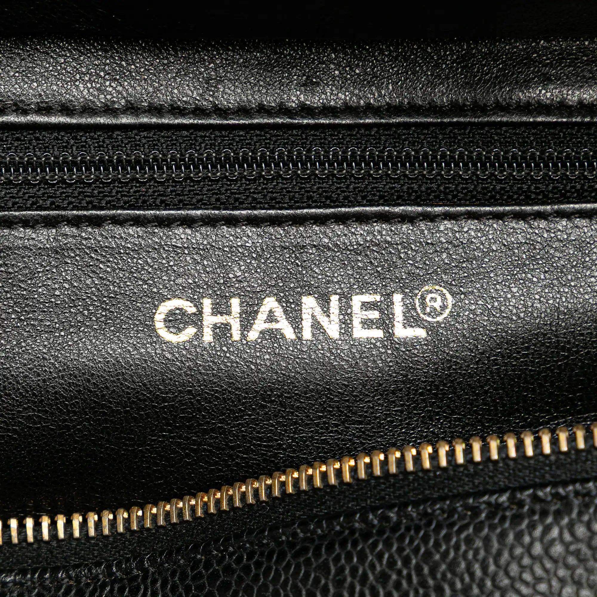 Chanel CC Timeless Tote Bag Black Caviar