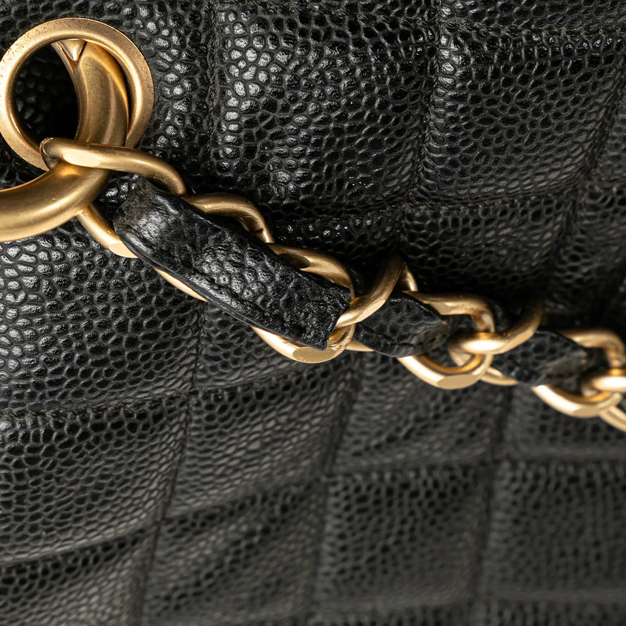 Chanel CC Timeless Tote Bag Black Caviar
