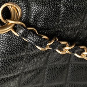 Chanel CC Timeless Tote Bag Black Caviar